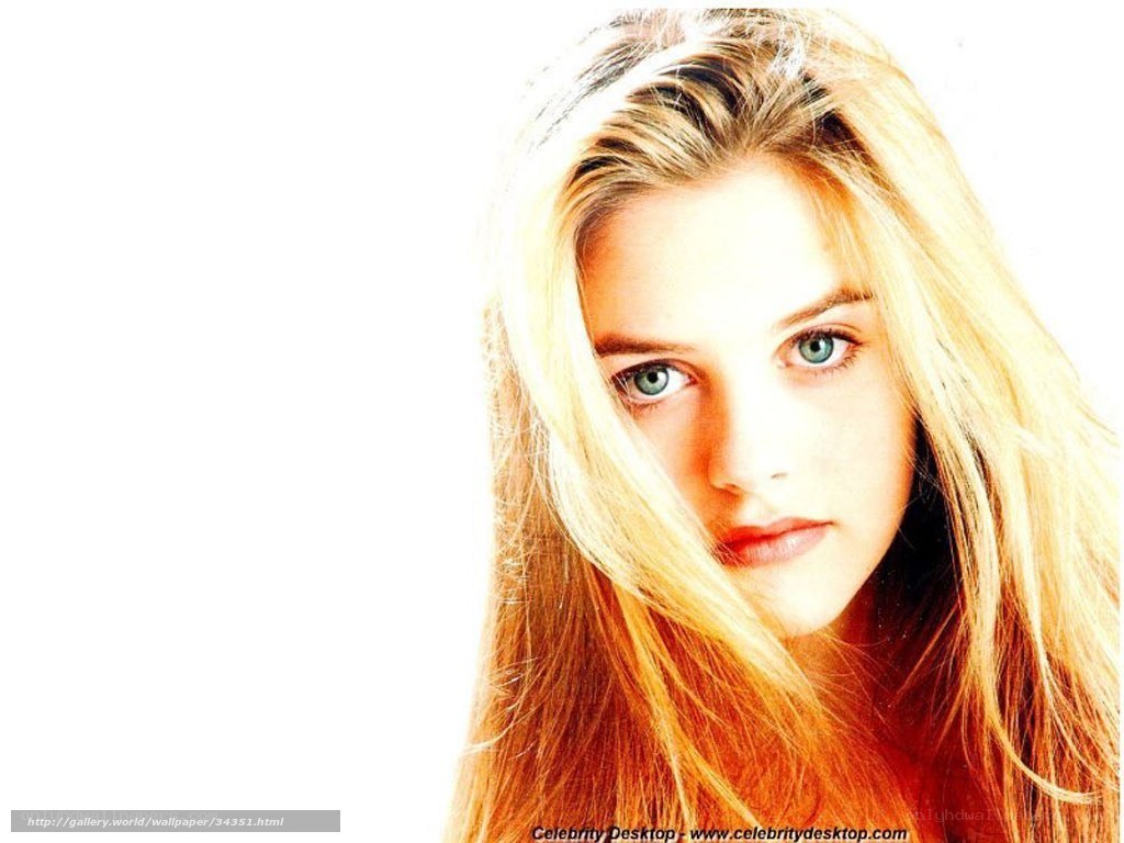 blonde woman with blue eyes