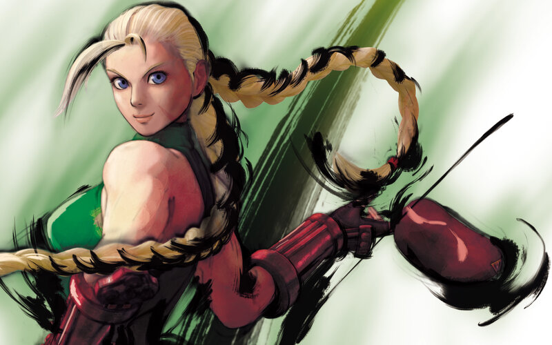 blonde woman with braid