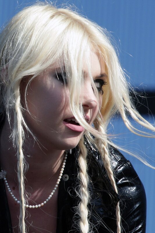 blonde woman with braids