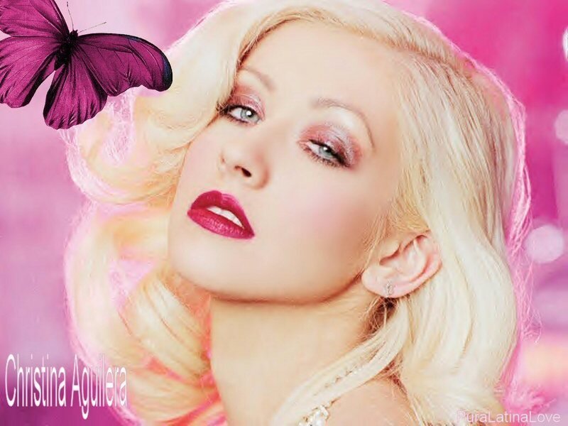 Blonde Woman with Butterfly