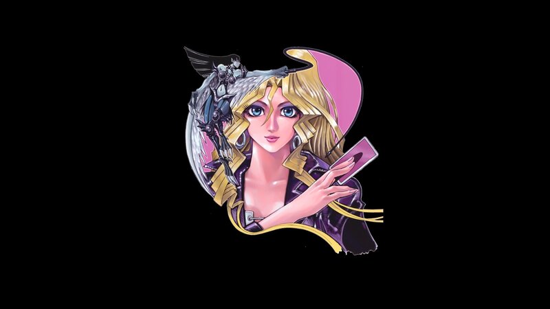 Blonde Woman with Card