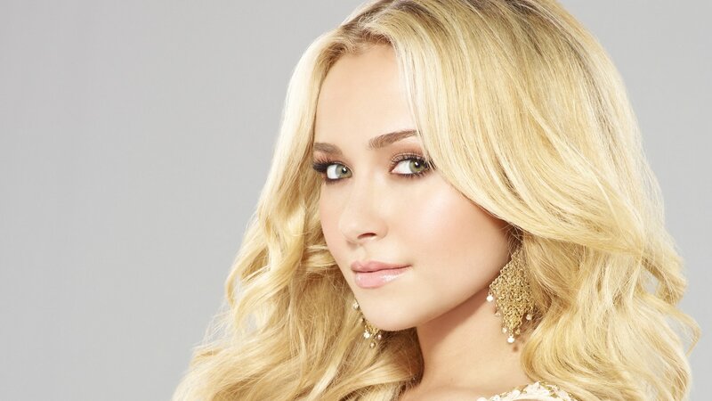 blonde woman with earrings