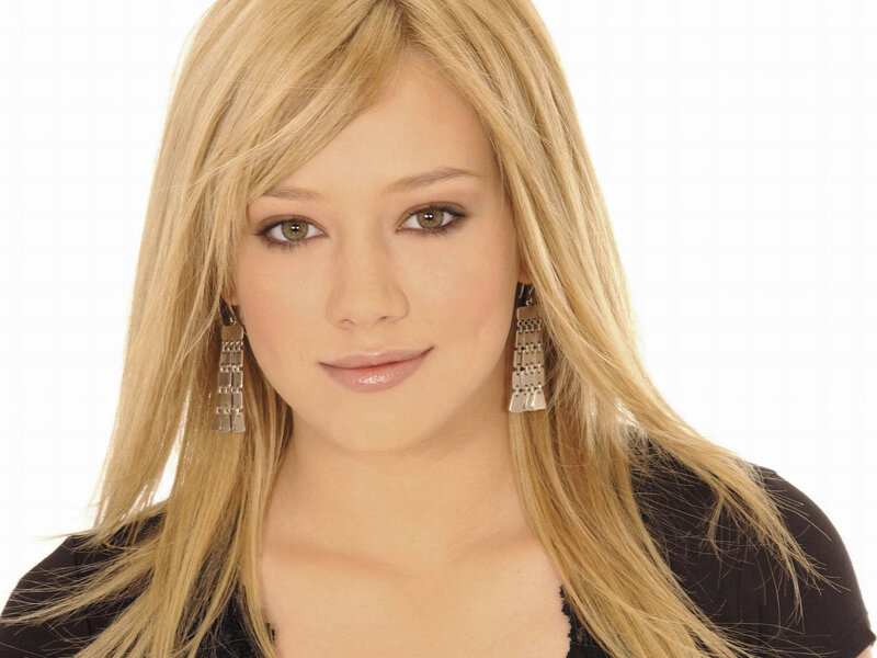 blonde woman with earrings