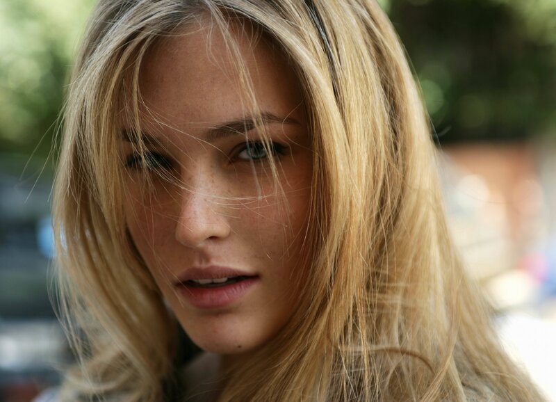 Blonde Woman with Freckles — Neutral