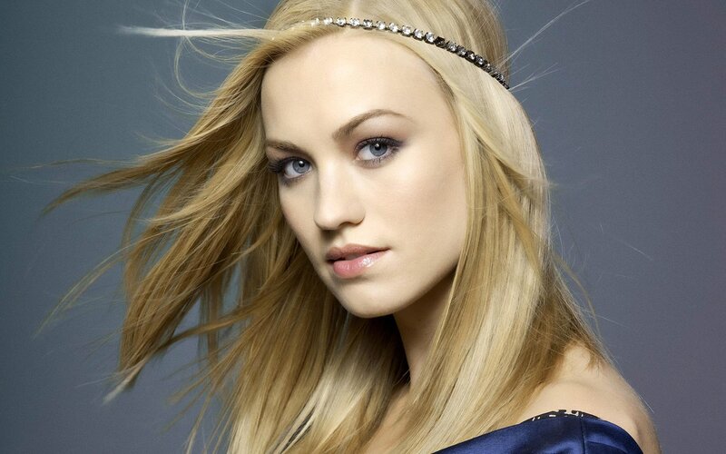 blonde woman with headband