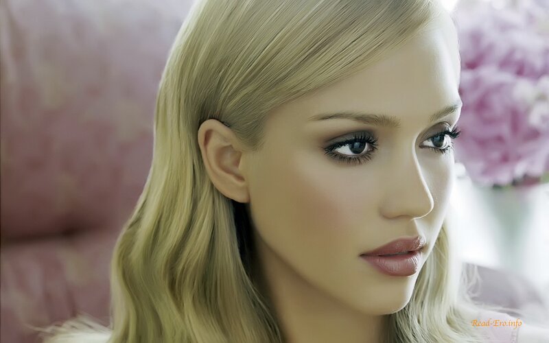 blonde woman with makeup