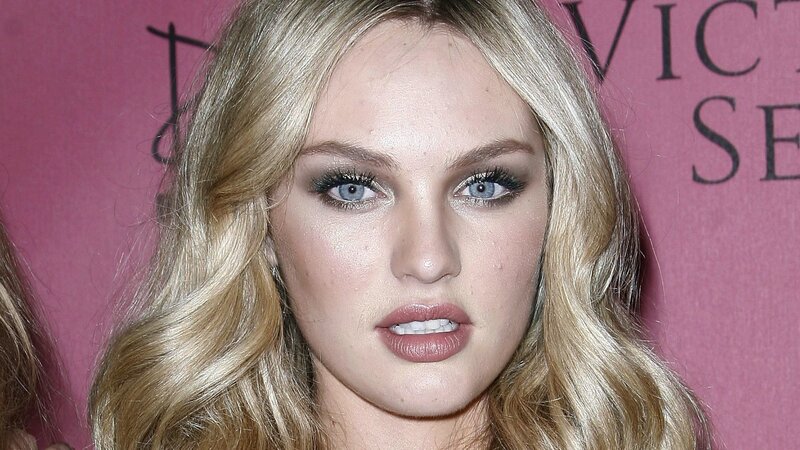 Blonde Woman with Makeup — Pink