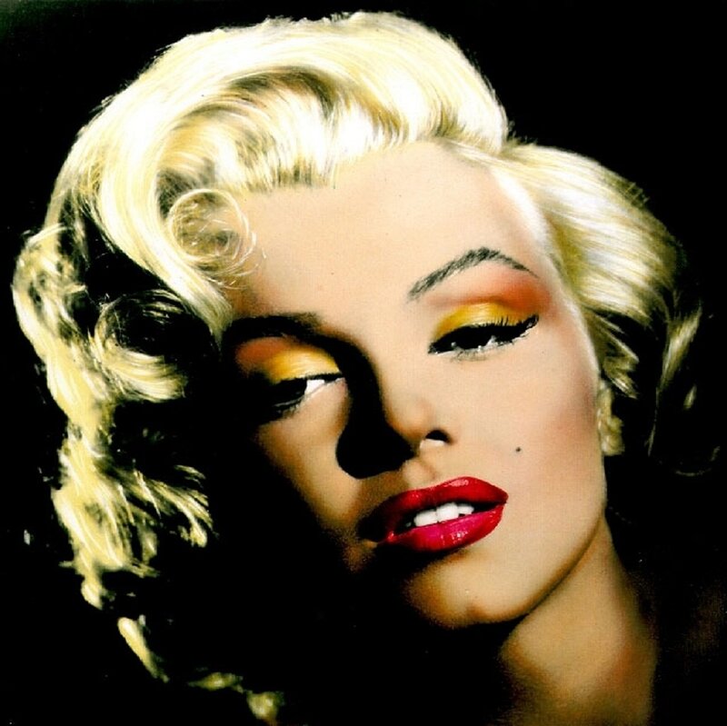Blonde Woman with Makeup — Yellow, Dramatic