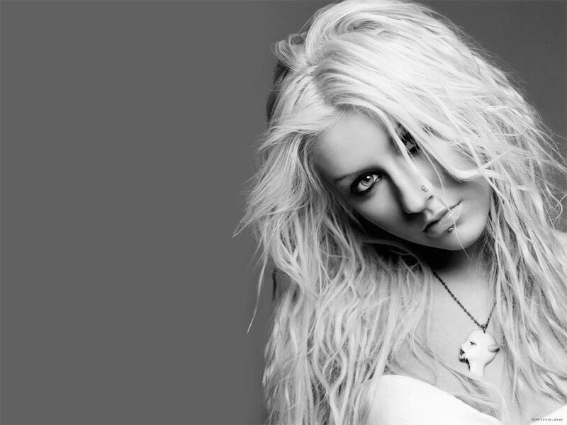 blonde woman with nose piercing
