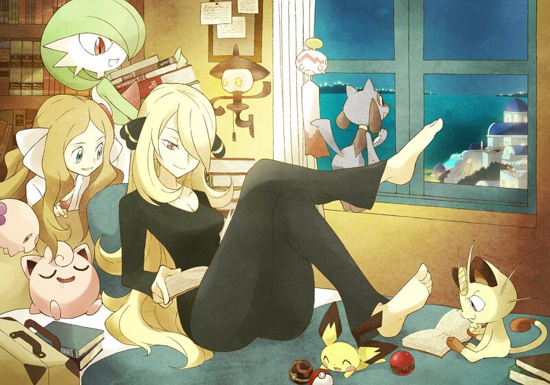 Blonde Woman with Pokémon