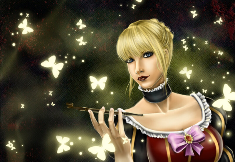 Blonde Woman with Wand
