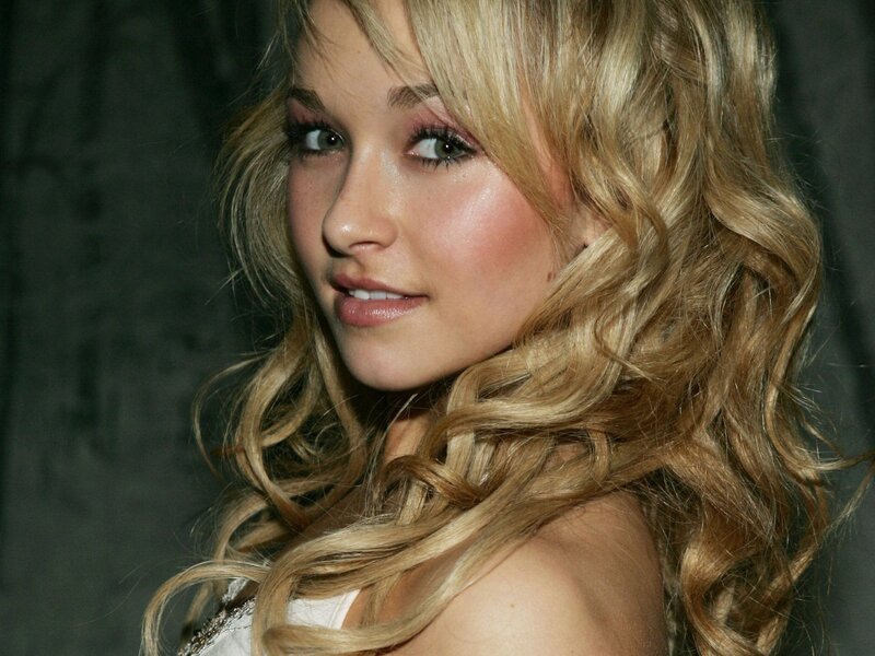 blonde woman with wavy hair
