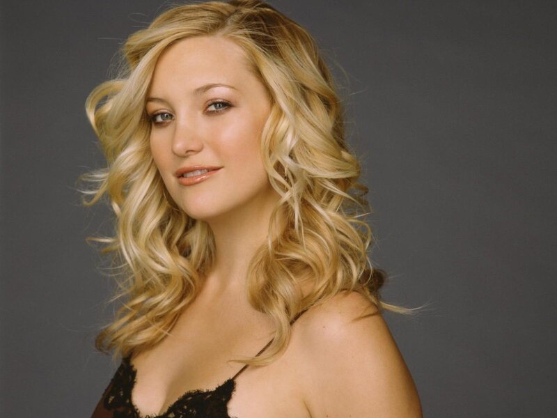Blonde woman with wavy hair