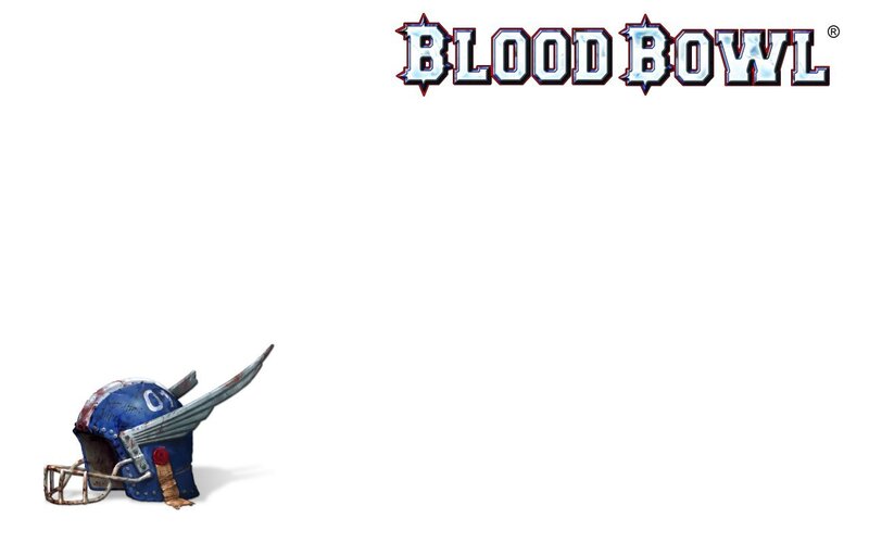 Blood Bowl helmet and logo