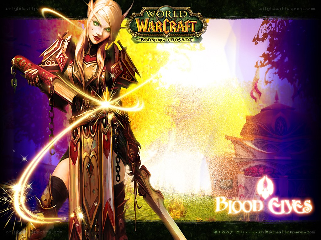 Blood Elf Warrior in Action