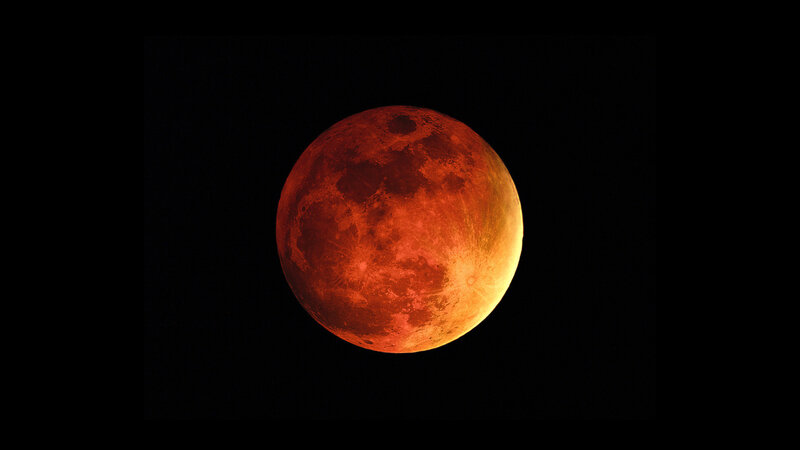 Blood Moon — Red, Dramatic, Night