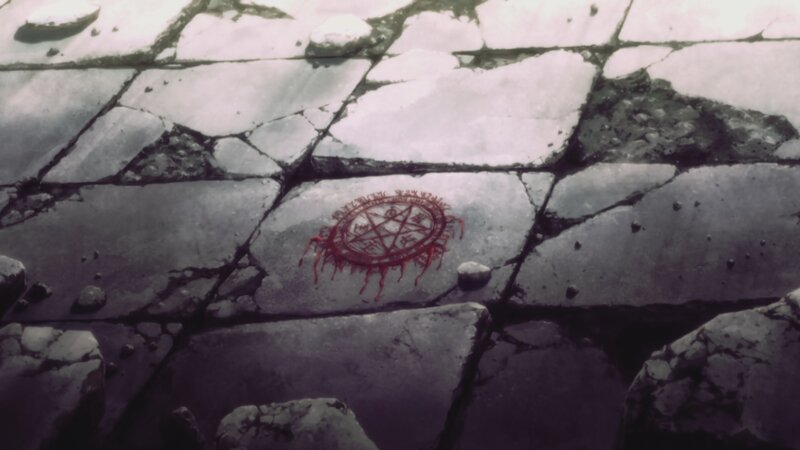 Blood Sigil on Stone