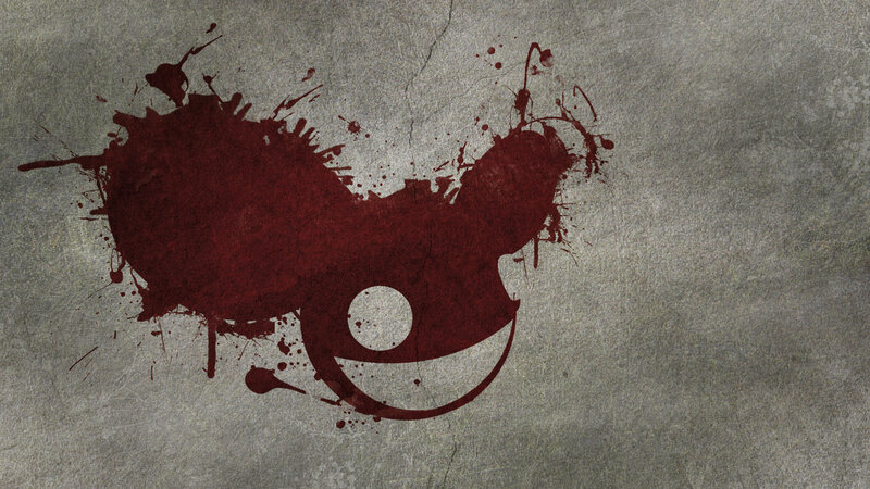blood splatter logo art