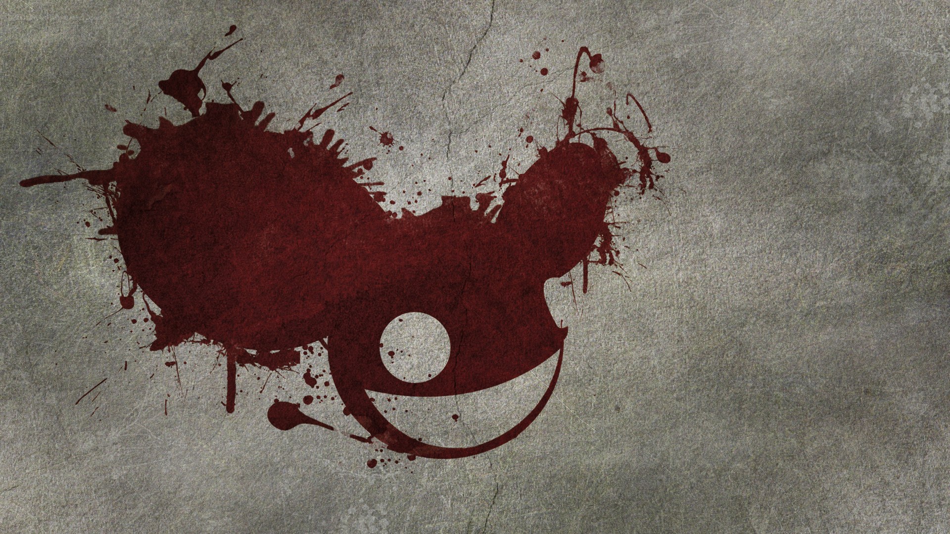 blood splatter logo art