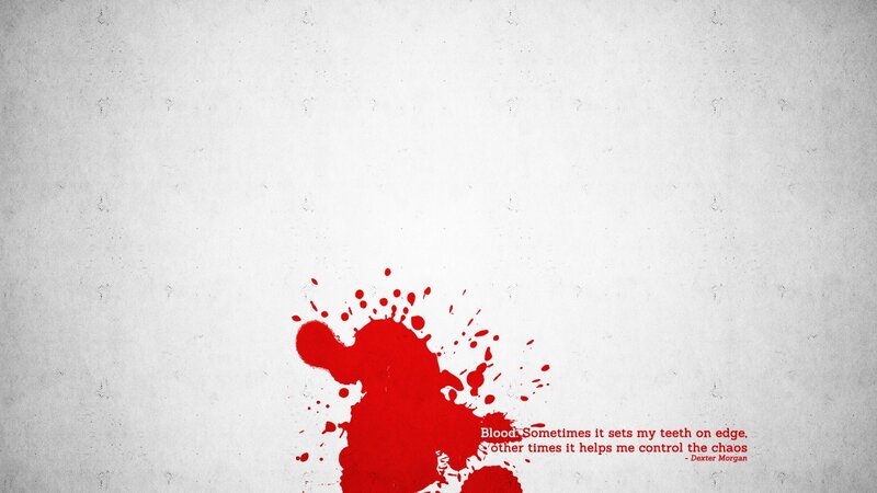 Blood Splatter on Wall — Red