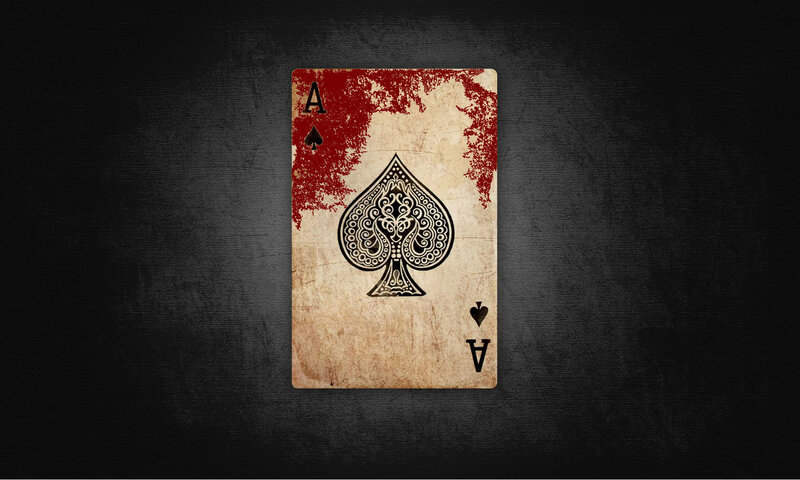 blood-stained ace of spades