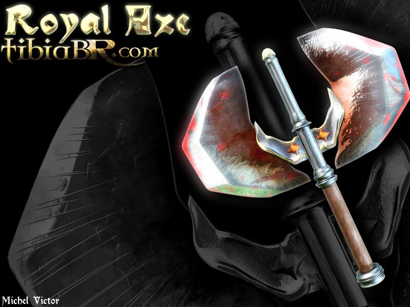 Blood-stained Double-headed Axe