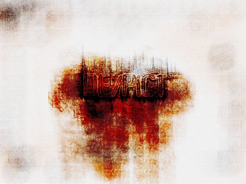 Blood-stained logo design