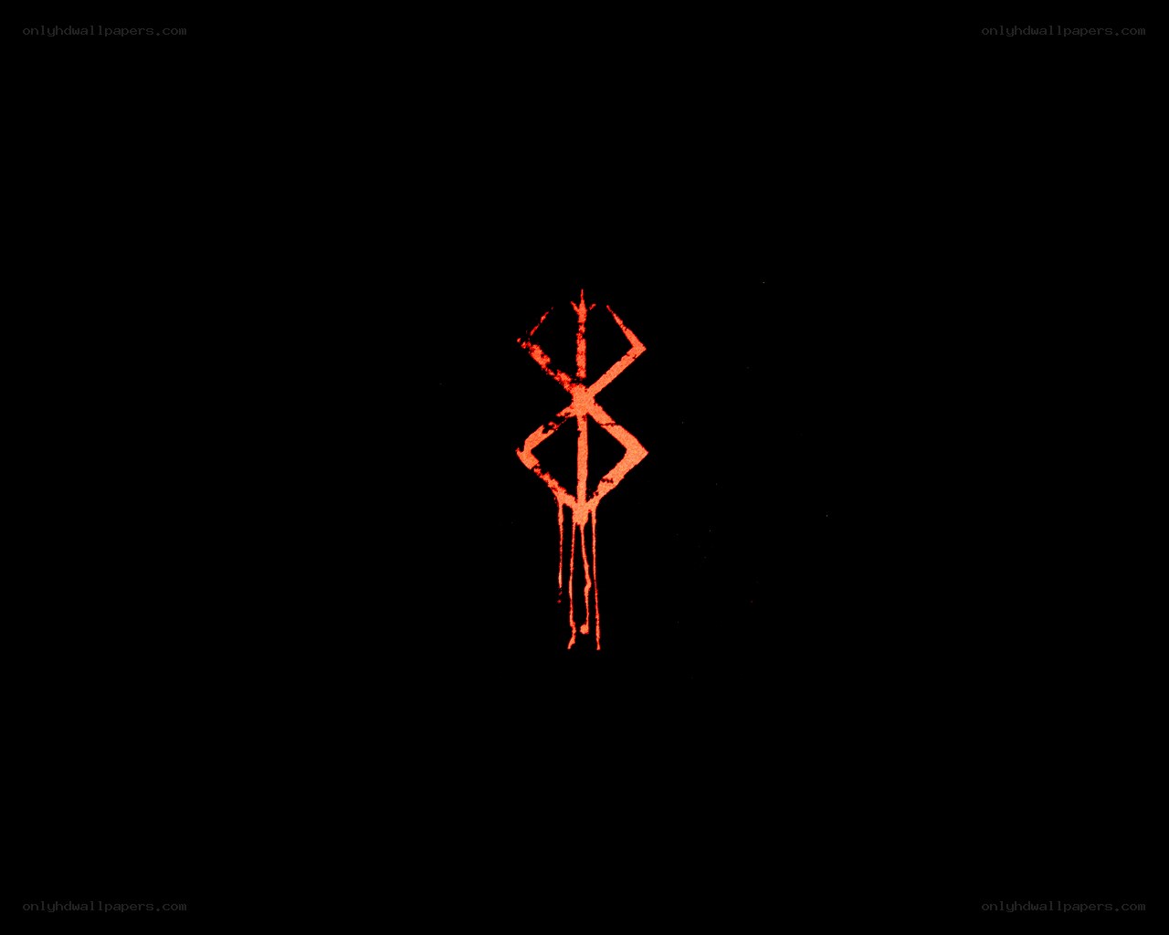 Bloodborne logo on black