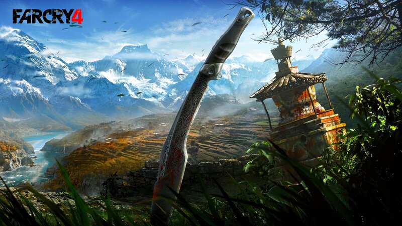 Bloodied Knife in Grass