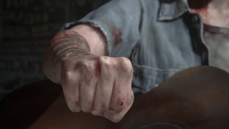 Bloody Fist on Guitar