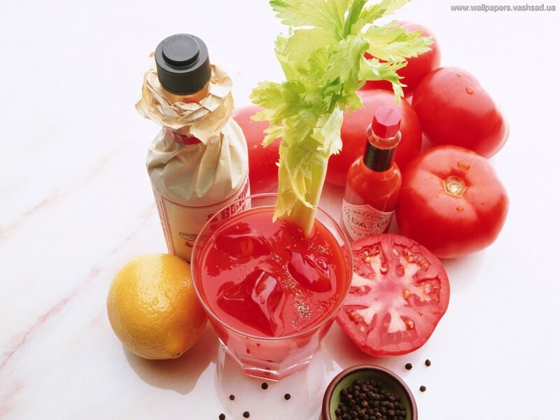 Bloody Mary cocktail ingredients