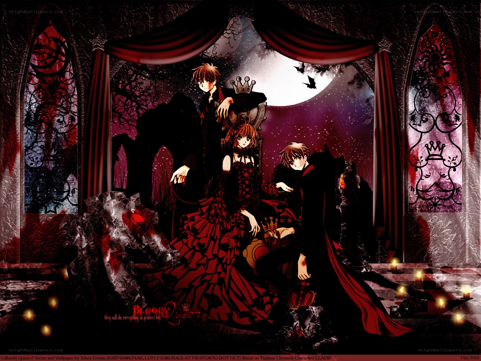 Bloody Queen anime scene