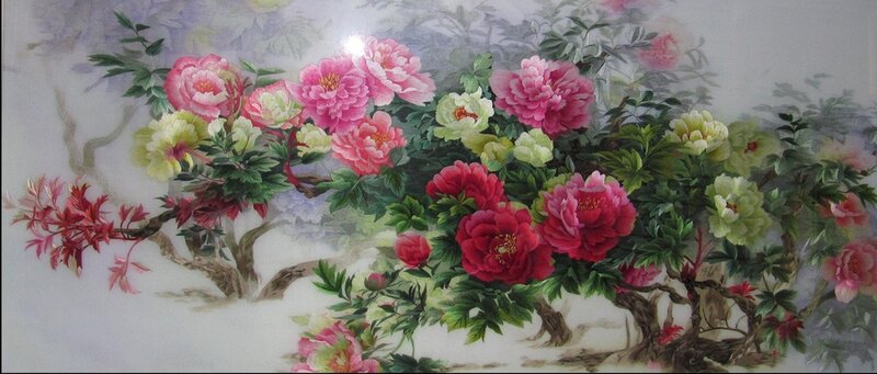 Blooming Peony Flowers — Pink
