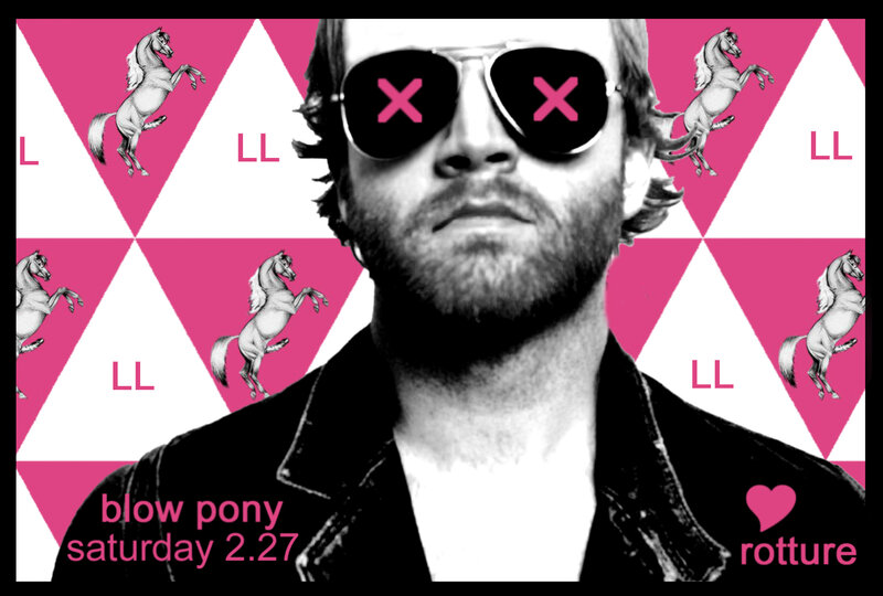 blow pony event poster