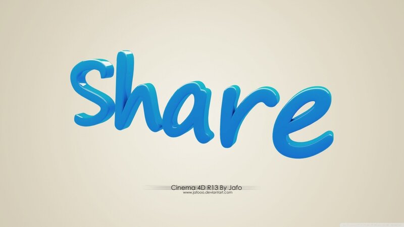 Blue 3D Text