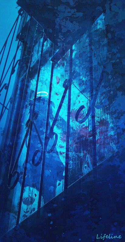 Blue Abstract Art