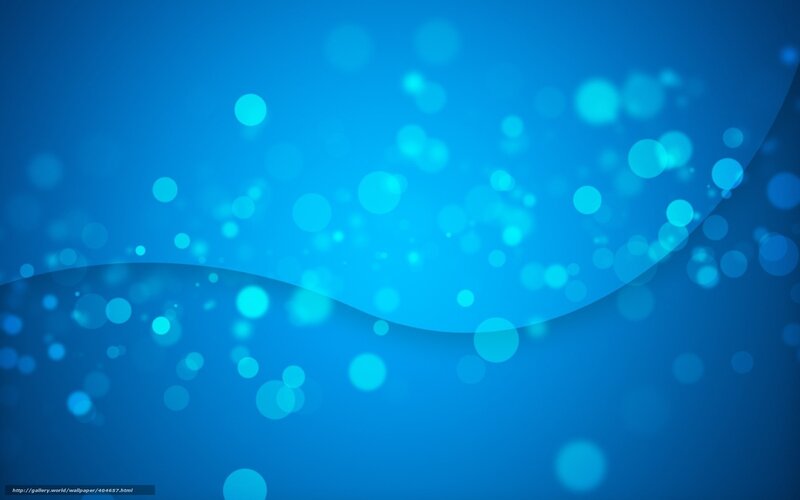 Blue Abstract Background — Calm, Bokeh Lights