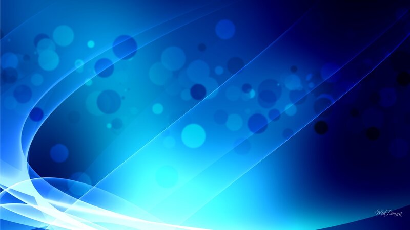 Blue Abstract Background — Calm, Circles