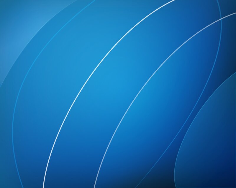 Blue Abstract Background — Calm, Curved Lines