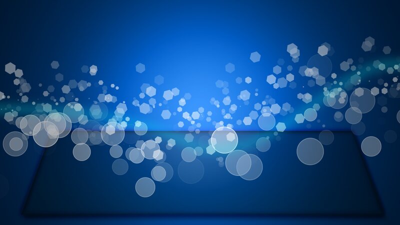 Blue Abstract Background — Calm, Digital Art, Circles