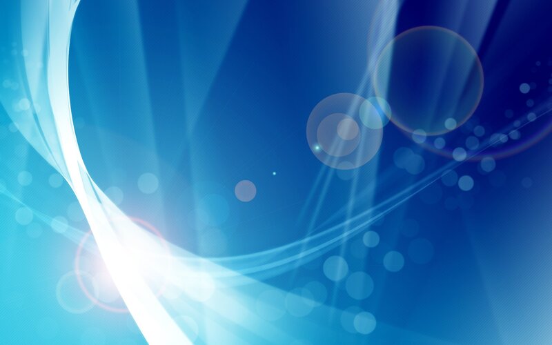 Blue Abstract Background — Calm, Light Rays
