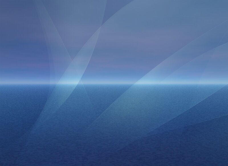 Blue Abstract Background — Calm, Lines, Horizon