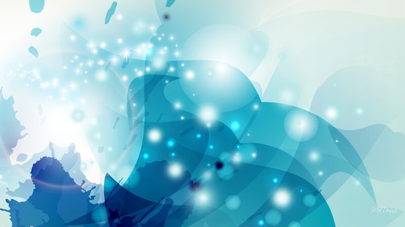 Blue Abstract Background — Calm, Sparkles