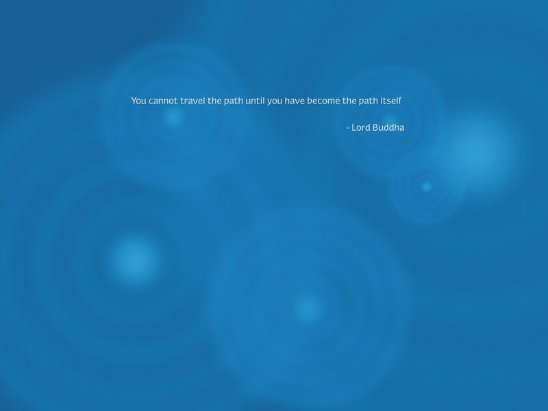 Blue Abstract Background — Calm, Text