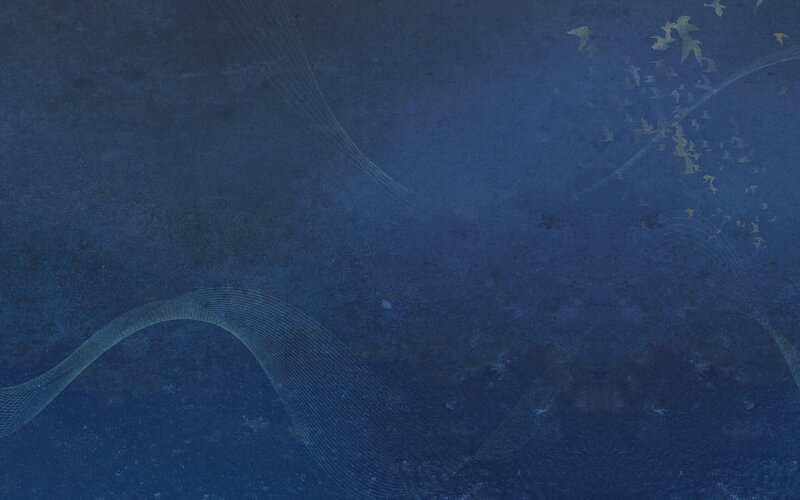 blue abstract background with birds