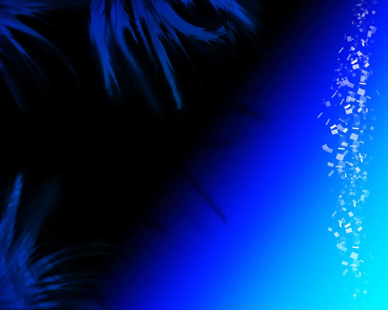 blue abstract background with confetti
