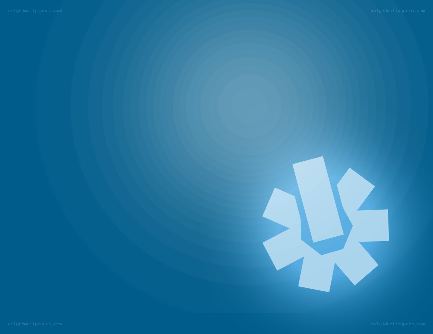 blue abstract background with gear icon