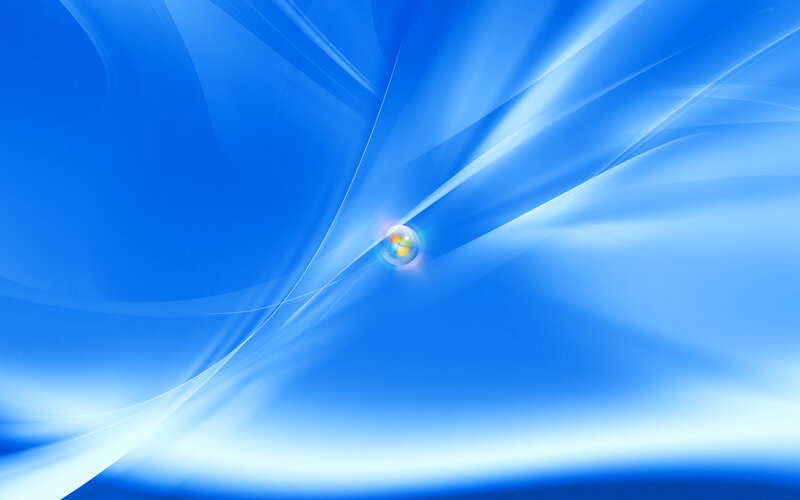 blue abstract background with logo