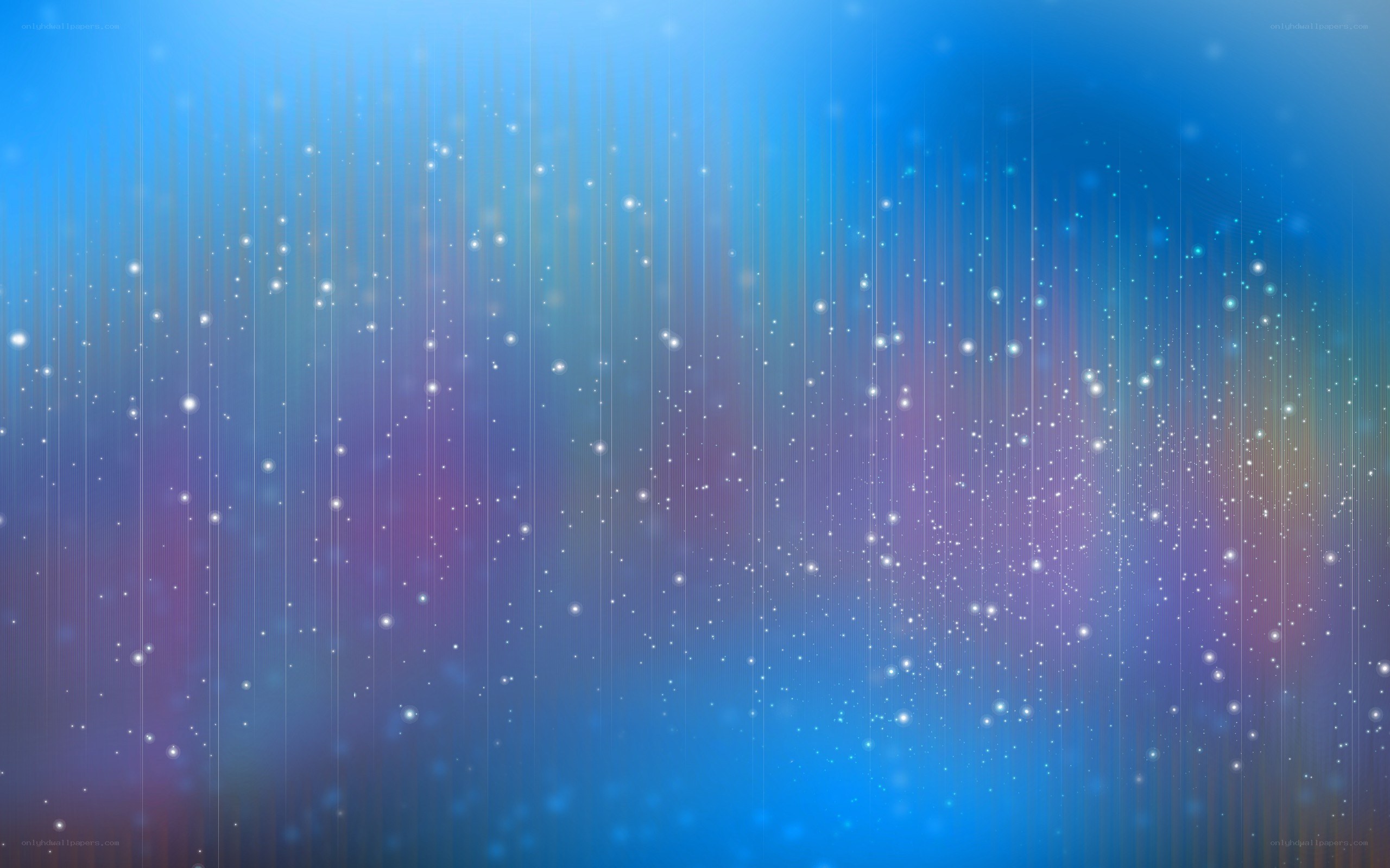 blue abstract background with sparkles