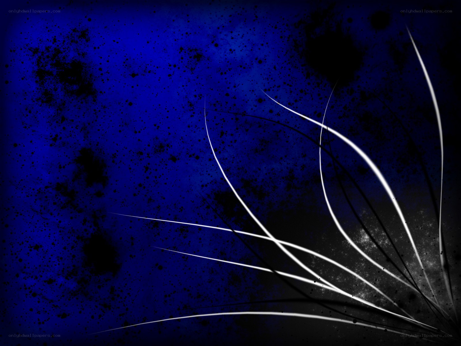blue abstract background with white lines